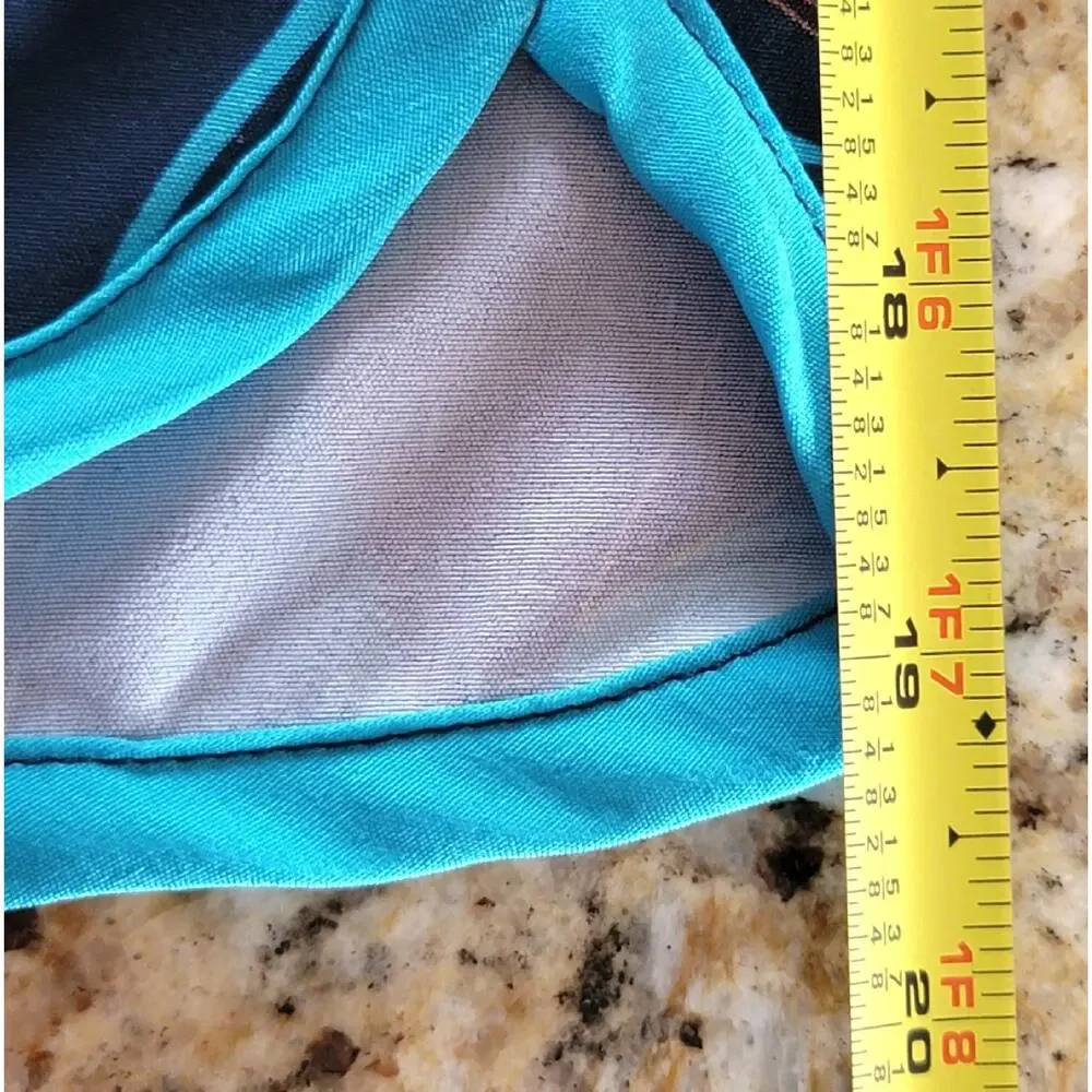 2/$15 Mens XL Drawstring Board Shorts Swim Trunks w/ Pockets & Lining Tropical